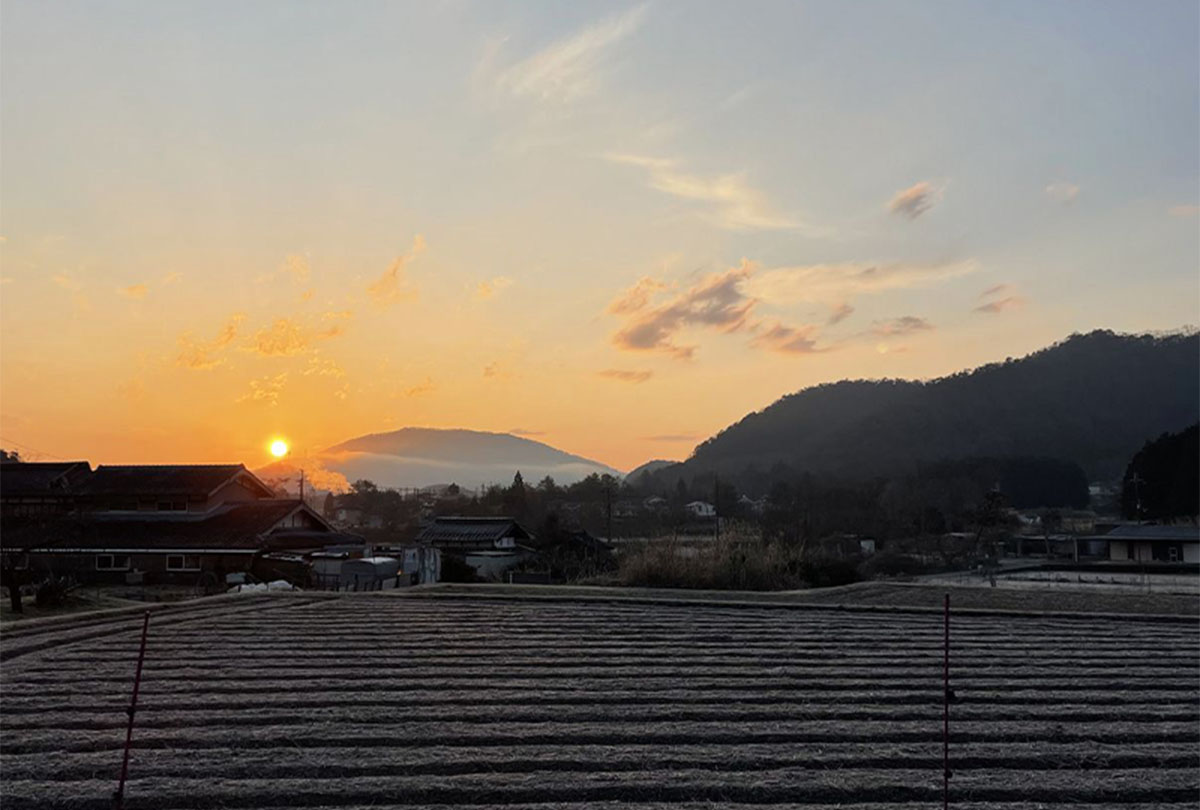 美女山からの日の出